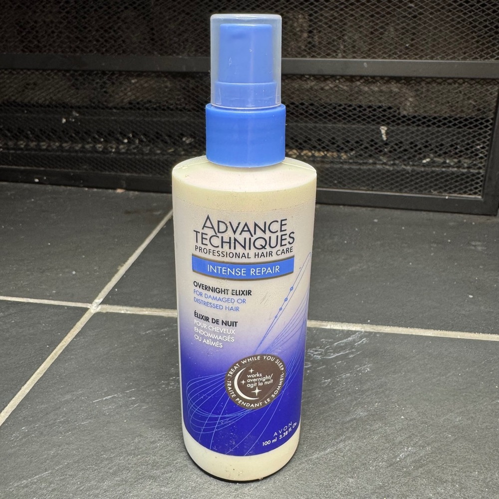 Avon Advance Techniques Intense Repair Overnight Elixir Hair Treatment‎ 3.38oz